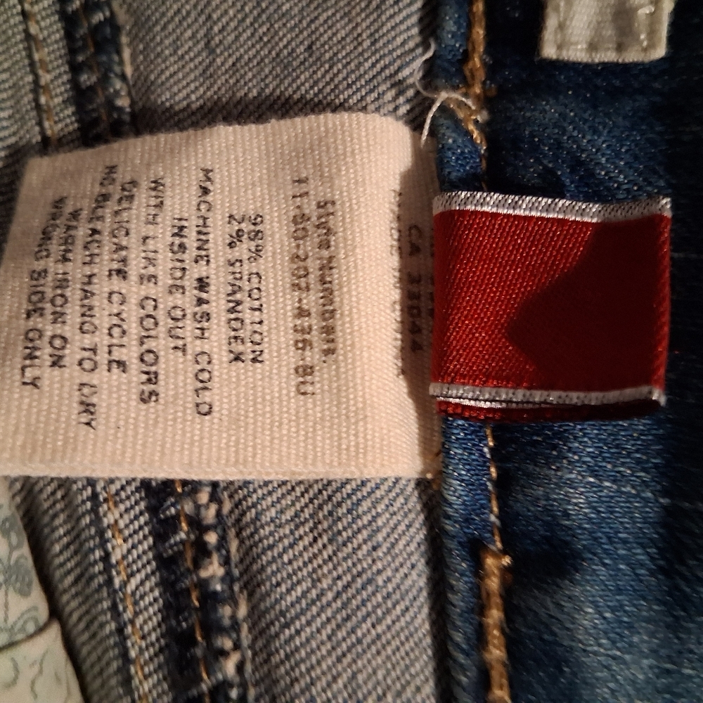 Stetson Denim Skirt with Black Pattern - Picture 5 of 6